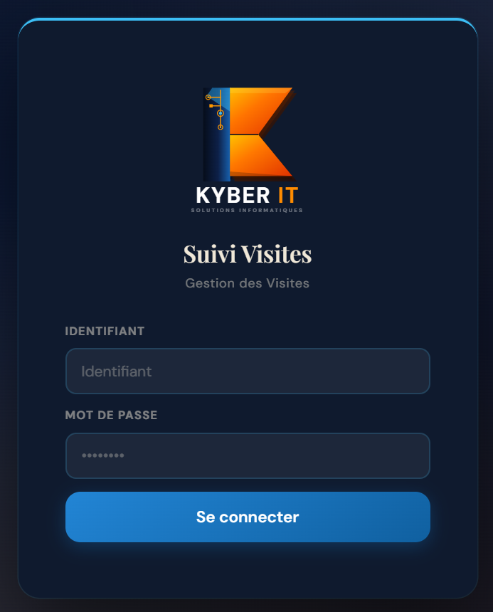 Page de connexion